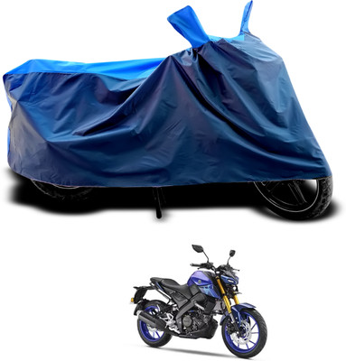 PAGORA Waterproof Two Wheeler Cover for Yamaha(MT 15, Black, Blue)