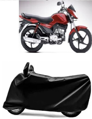 Tritika Waterproof Two Wheeler Cover for Mahindra(Stallio, Black)