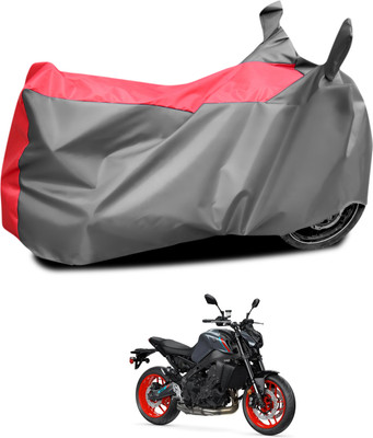 PAGORA Waterproof Two Wheeler Cover for Yamaha(MT 09, Grey, Red)
