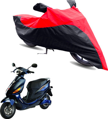 Motodreka Two Wheeler Cover for Hero(Electric Cruz, Red, Black)