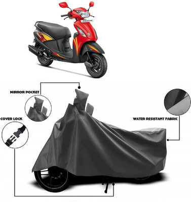 MMSSTAR Waterproof Two Wheeler Cover for Hero(Pleasure, Grey)