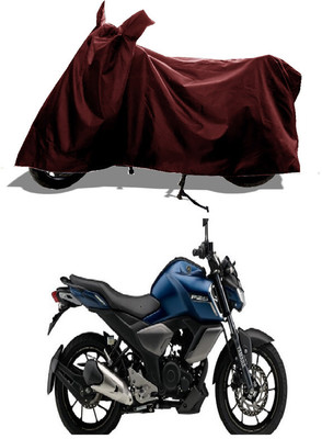 GROFATIK Two Wheeler Cover for Yamaha(FZ S V3, Maroon)