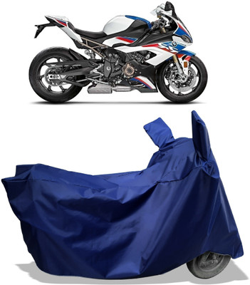 Amexride Two Wheeler Cover for BMW(S1000RR, Blue)