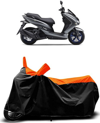 VESMEI Two Wheeler Cover for Yamaha(Majesty S 155 maxi BS6, Orange)