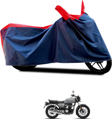 CODOKI Waterproof Two Wheeler Cover for Honda(Hness CB350, Black, Red)