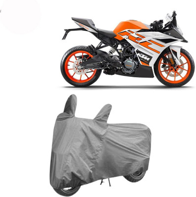 DeepShakshi AUTOMOTIVE Waterproof Two Wheeler Cover for KTM(RC 125, Grey)