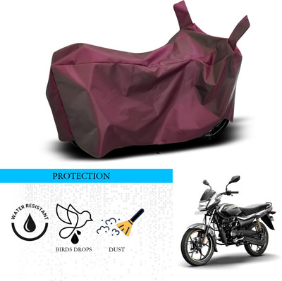 SnehaSales Waterproof Two Wheeler Cover for Bajaj(Platina 110, Maroon)