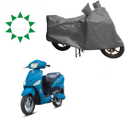 MMSSTAR Waterproof Two Wheeler Cover for Hero(Electric Optima, Grey)