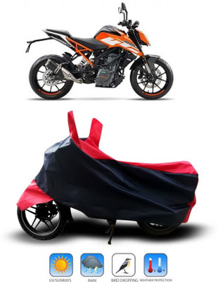 AASHTIK MART Two Wheeler Cover for KTM(200 Duke BS6, Red)