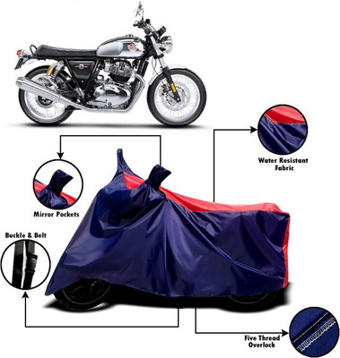 DeepShakshi AUTOMOTIVE Two Wheeler Cover for Royal Enfield(Interceptor 650, Red, Blue)