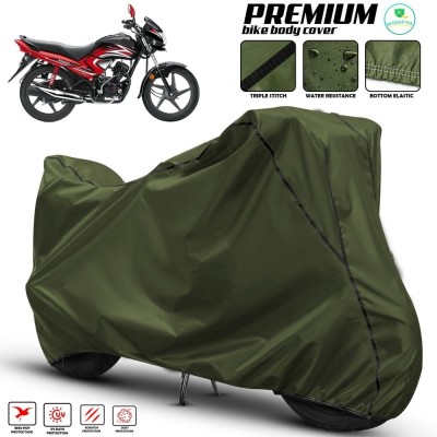 MADAFIYA Two Wheeler Cover for Honda(Dream Neo, Green, Black, Multicolor)