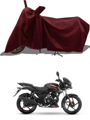RAQTRO Two Wheeler Cover for Bajaj(Pulsar 125 Neon BS6, Maroon)