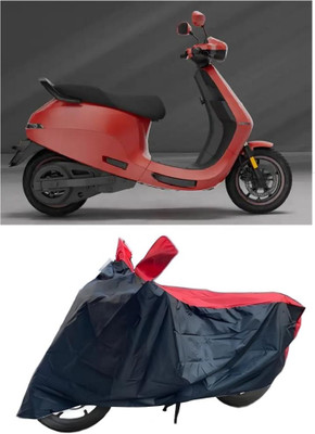 ishika Waterproof Two Wheeler Cover for Ola(Electric, Red)