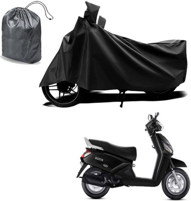 Autoinnovation Waterproof Two Wheeler Cover for Mahindra(Gusto 125, Black)