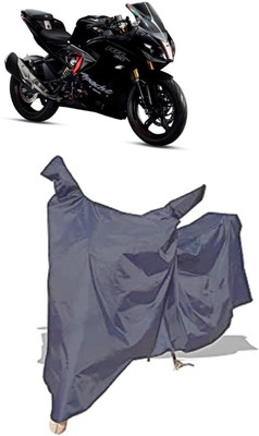 Amexride Two Wheeler Cover for TVS(Apache RTR 310 BS6, Grey)