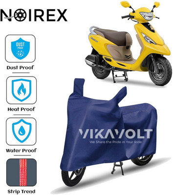 NOIREX Waterproof Two Wheeler Cover for TVS(Zest, Blue)
