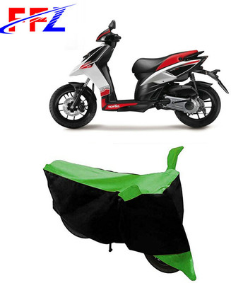FFZ Two Wheeler Cover for Aprilia(SR 125, Black, Green)