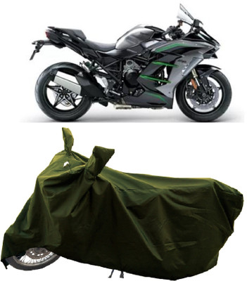 GROFATIK Two Wheeler Cover for Kawasaki(Ninja 1000 BS6, Green)