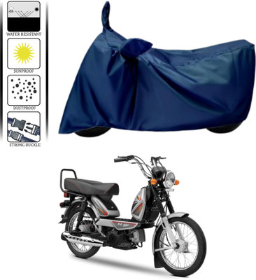 WMIZEXA Waterproof Two Wheeler Cover for TVS(XL 100 Comfort, Blue)