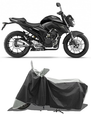 GROFATIK Two Wheeler Cover for Yamaha(FZ-25, Grey)