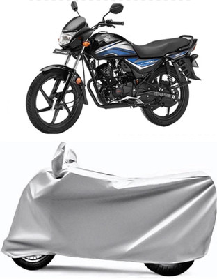 AUCTIMO Two Wheeler Cover for Honda(Dream Neo, Silver)