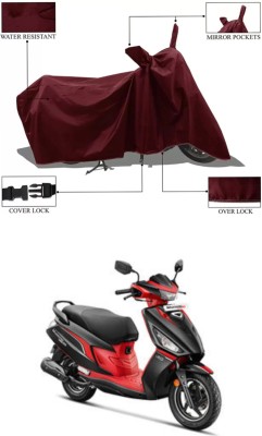 WMIZEXA Waterproof Two Wheeler Cover for Universal For Bike(Maestro Edge 125, Maroon)