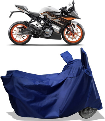 Amexride Two Wheeler Cover for KTM(RC 125, Blue)