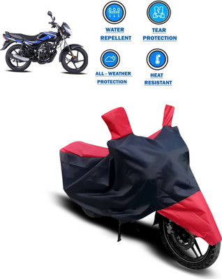 PAGORA Waterproof Two Wheeler Cover for Bajaj(CT100, Red)