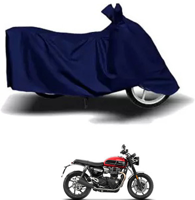 RONISH Waterproof Two Wheeler Cover for Triumph(Speed Twin, Blue)