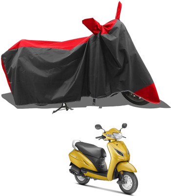 KEDIT Two Wheeler Cover for Honda(Red, Black)