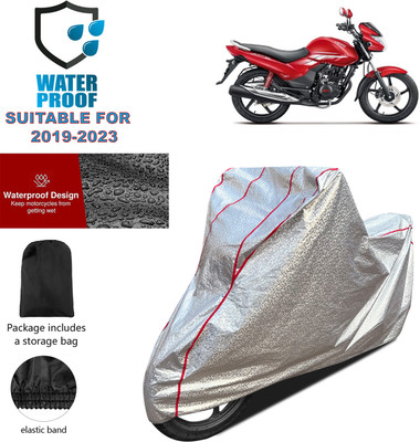 PAGORA Waterproof Two Wheeler Cover for Hero(Achiever, Silver)