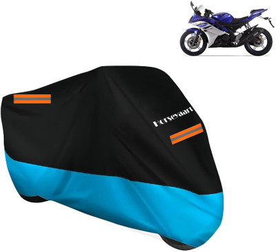 Horseyaart Waterproof Two Wheeler Cover for Yamaha(YZF R15 Ver 2.0, Blue)