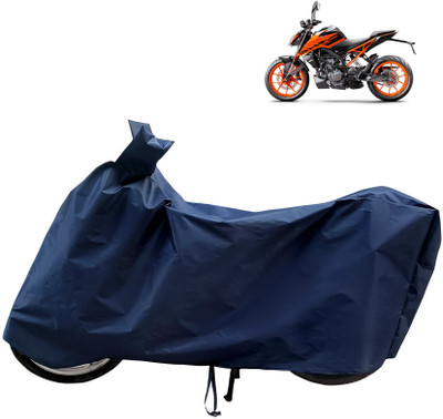 Horseyaart Waterproof Two Wheeler Cover for KTM(200 Duke BS6, Blue)