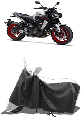 SUGASHRI Waterproof Two Wheeler Cover for Yamaha(MT-09, White, Black)