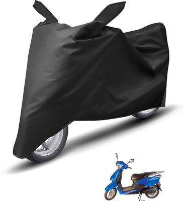 Caronix Waterproof Two Wheeler Cover for Avon(E Scoot, Black)