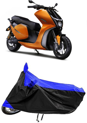GROFATIK Two Wheeler Cover for Everve Motors(EF1, Blue)