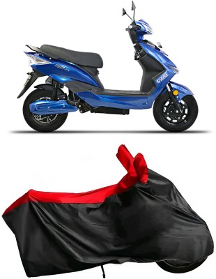 BbcMart Waterproof Two Wheeler Cover for Okinawa(Electric, Red)