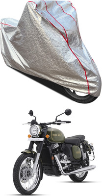 AutoGalaxy Waterproof Two Wheeler Cover for JAWA(Forty Two, Silver)