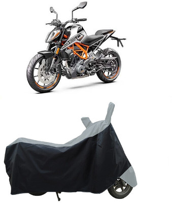 Coxtor Waterproof Two Wheeler Cover for KTM(250 Duke BS6, Grey)