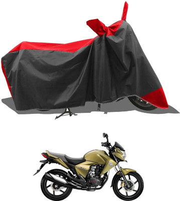 KEDIT Two Wheeler Cover for Honda(Unicorn Dazzler, Red)