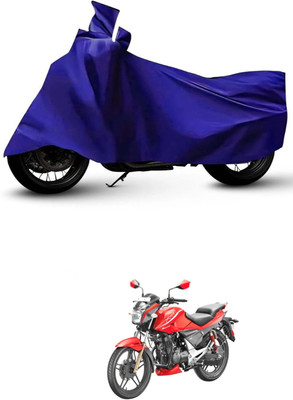 ZEDTEEK Waterproof Two Wheeler Cover for Universal For Bike(YBR 125, Blue)