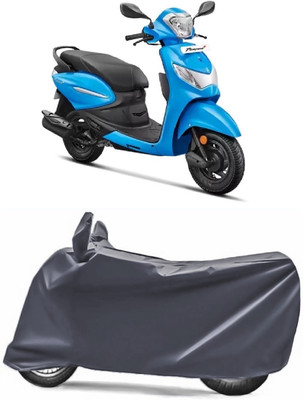 V VINTON Two Wheeler Cover for Hero(Pleasure Plus, Grey)