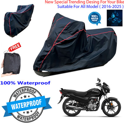 OliverX Waterproof Two Wheeler Cover for Hero(Super Splendor, Black)