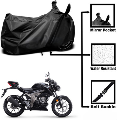 DeepShakshi AUTOMOTIVE Two Wheeler Cover for Suzuki(Gixxer 250, Black)