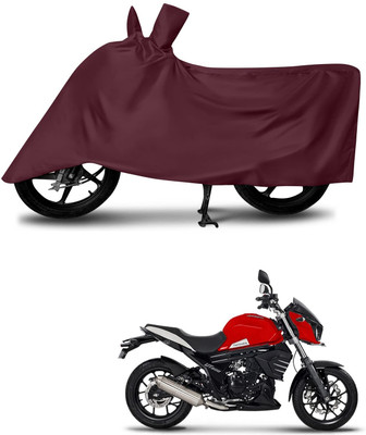 KEDIT Two Wheeler Cover for Mahindra(MOJO XT 300, Maroon)