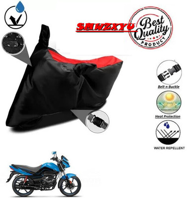 DeepShakshi AUTOMOTIVE Waterproof Two Wheeler Cover for Hero(Splendor, Black, Red)