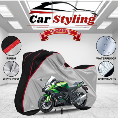 OliverX Waterproof Two Wheeler Cover for Kawasaki(Ninja, Multicolor)