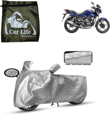 Car Life Two Wheeler Cover for Hero(Xtreme Sports, Silver)