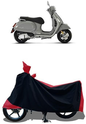 KEDIT Two Wheeler Cover for Vespa(GTS 300, Red)