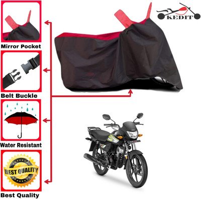 AASHTIK MART Two Wheeler Cover for Honda(CD 110 Dream, Red, Black)
